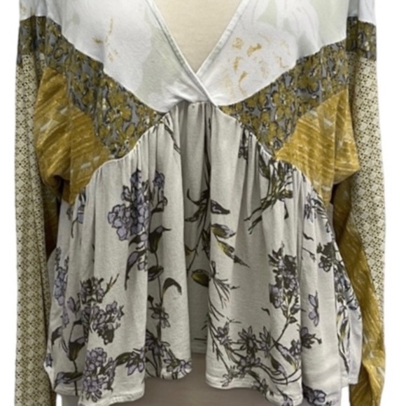 FREE PEOPLE Aloha State of Mind Peplum Blouse - Picture 7 of 11